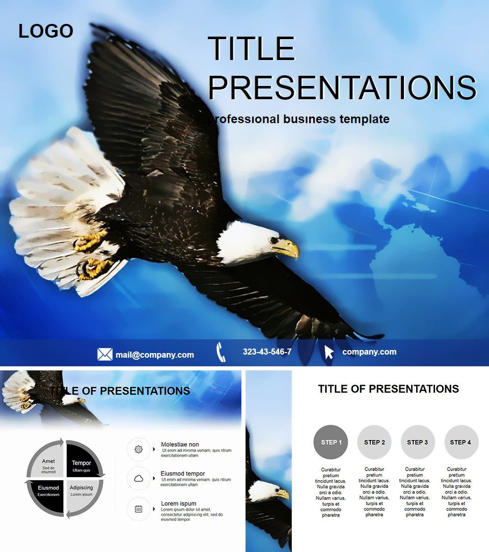 Flying Eagle Wildlife PPT Template