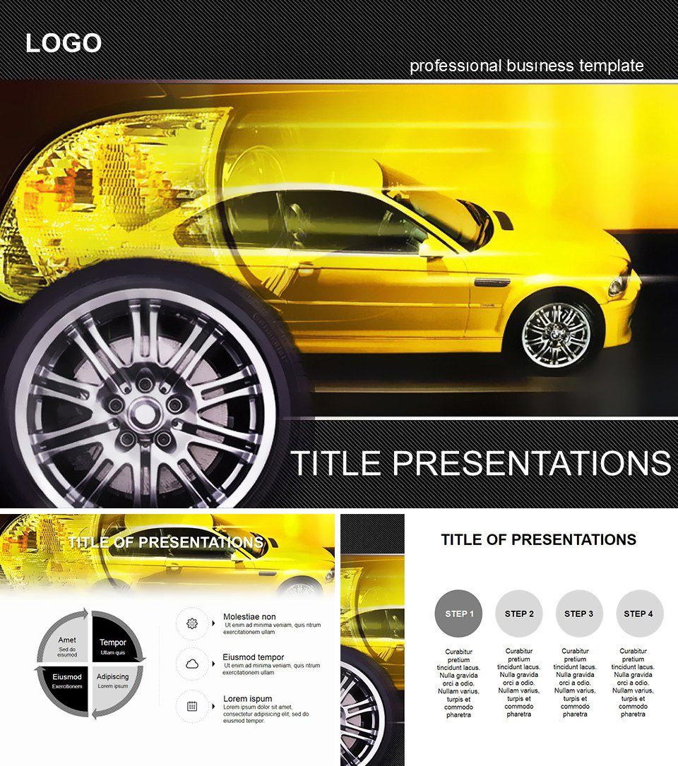 Download Car Parts PowerPoint Template