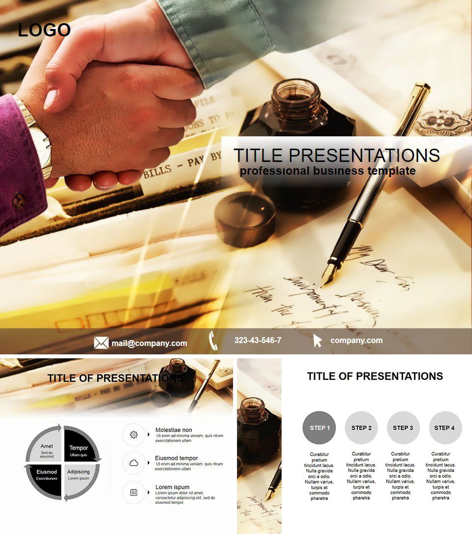 Business Agreement PowerPoint Template