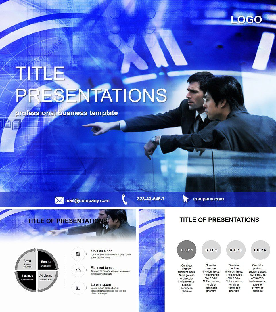 Business Focus PowerPoint Template: Presentation