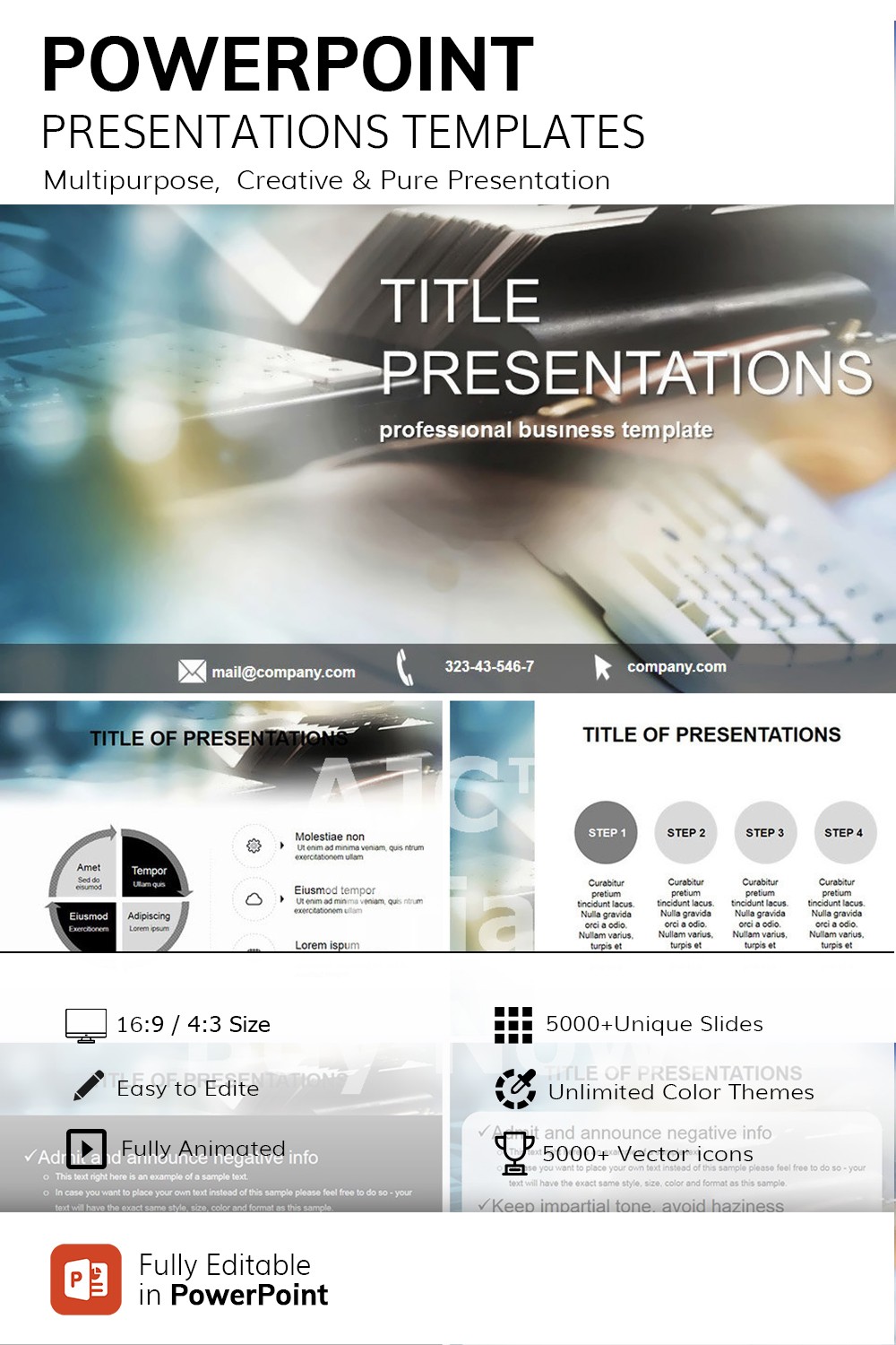 Help Directory Free PowerPoint Templates | ImagineLayout.com