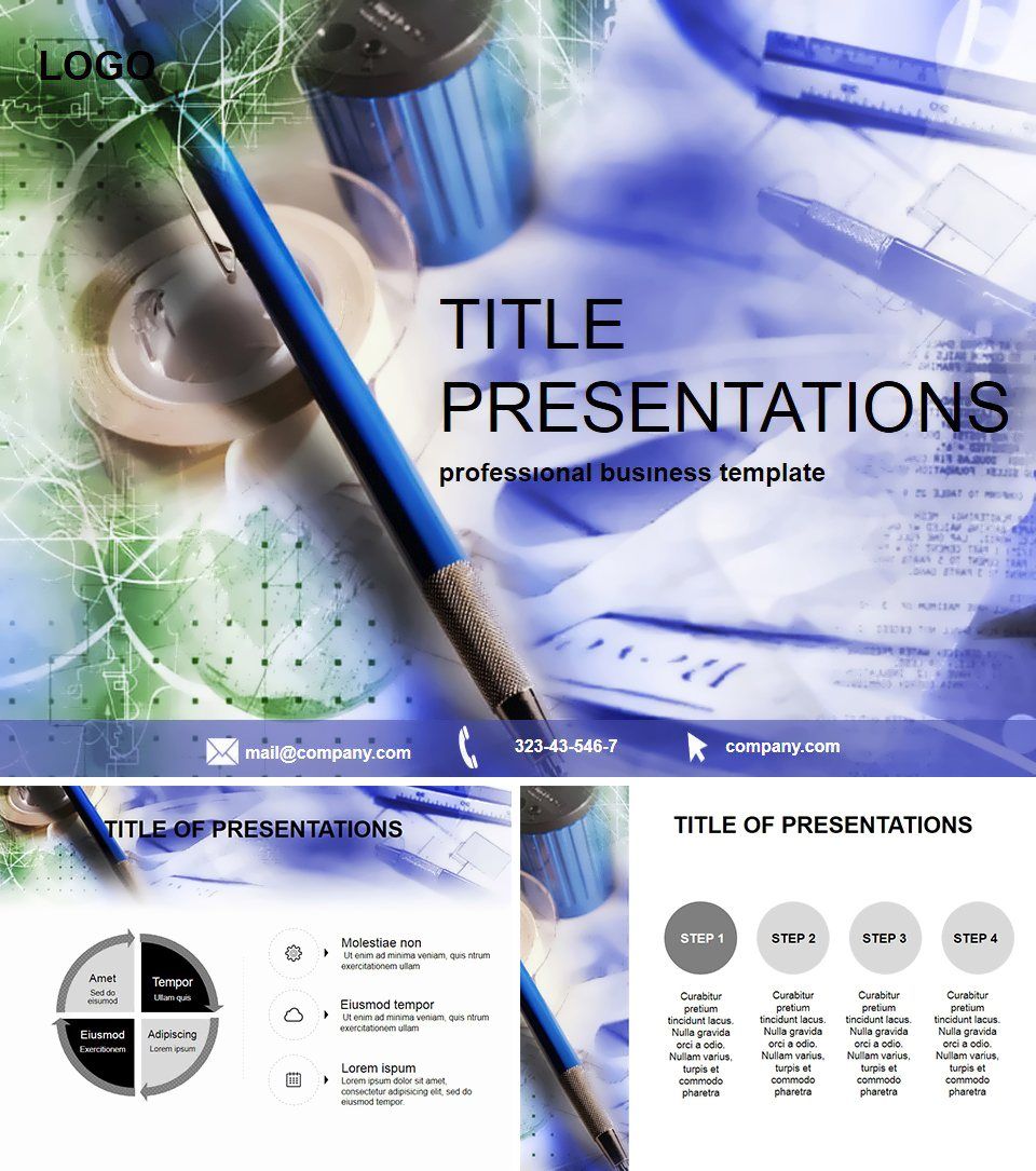 Drawing Lessons PowerPoint Template