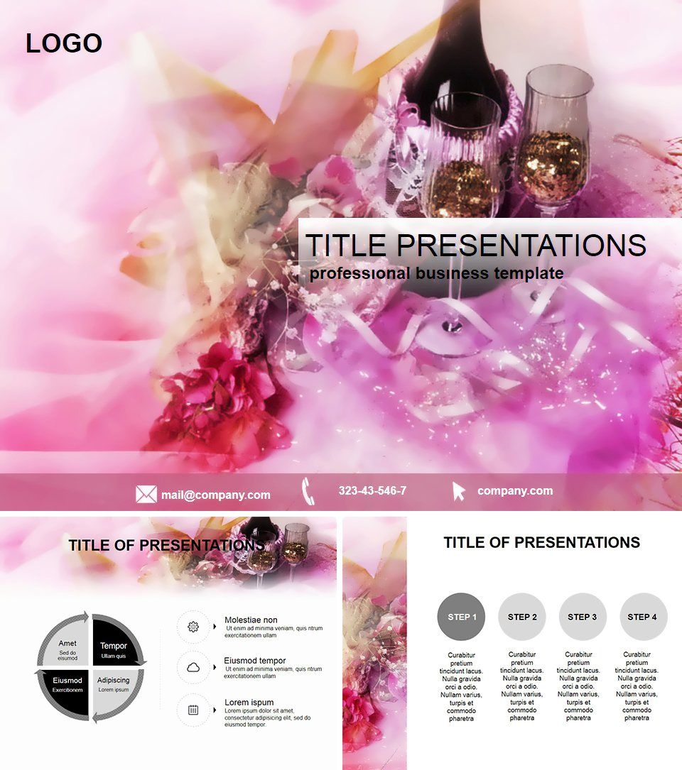 Wedding Cards: PowerPoint Wedding Cards template