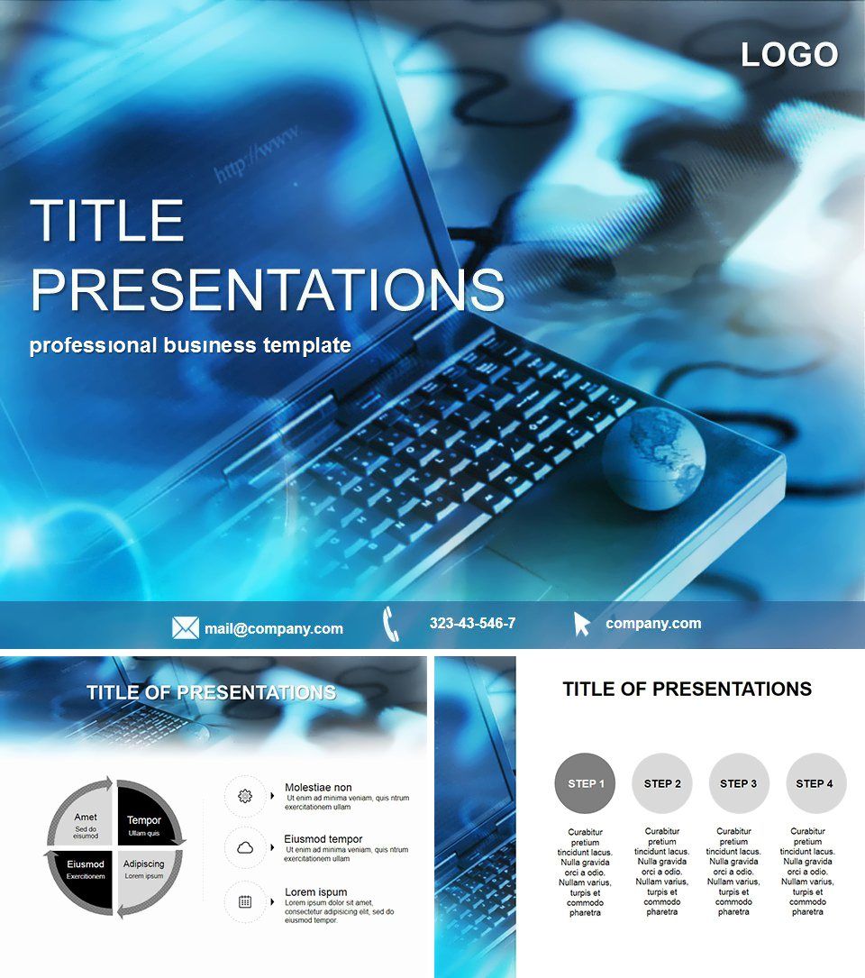 Internet connection PowerPoint Template