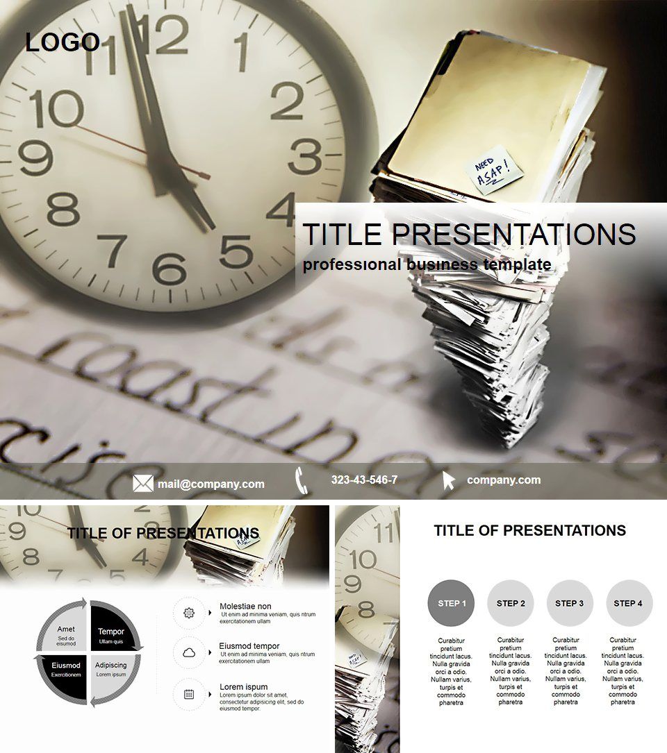 Time Management PowerPoint Presentation Template