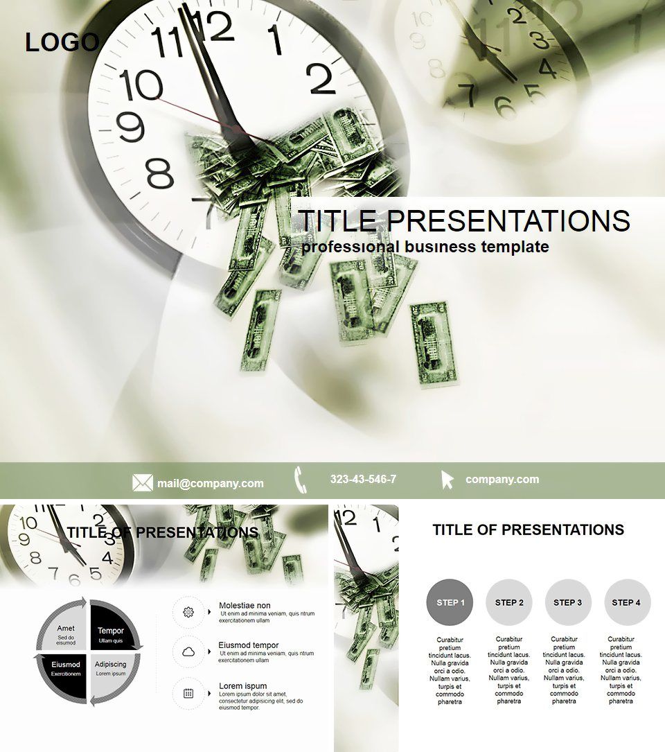 Time to Make Money PowerPoint Template