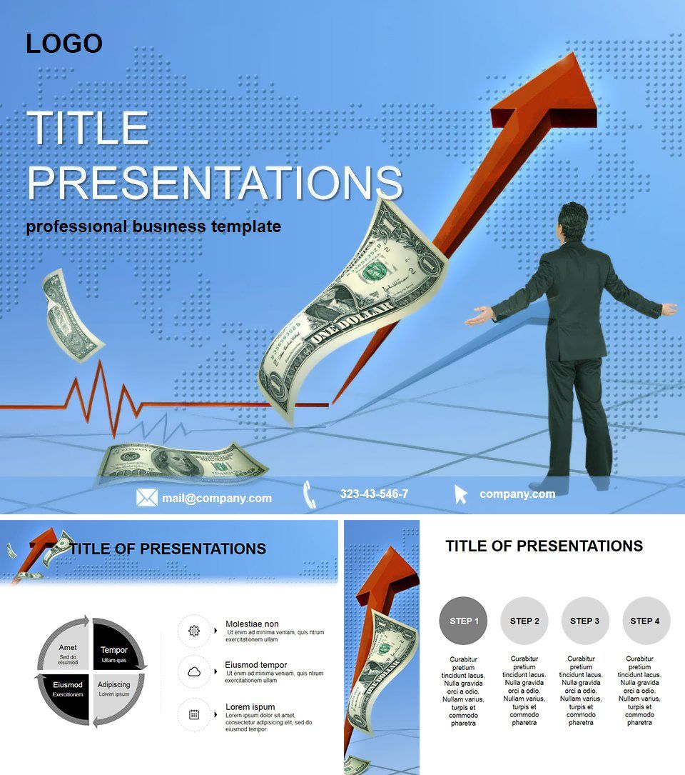 Presentation Exchange Rate PowerPoint template