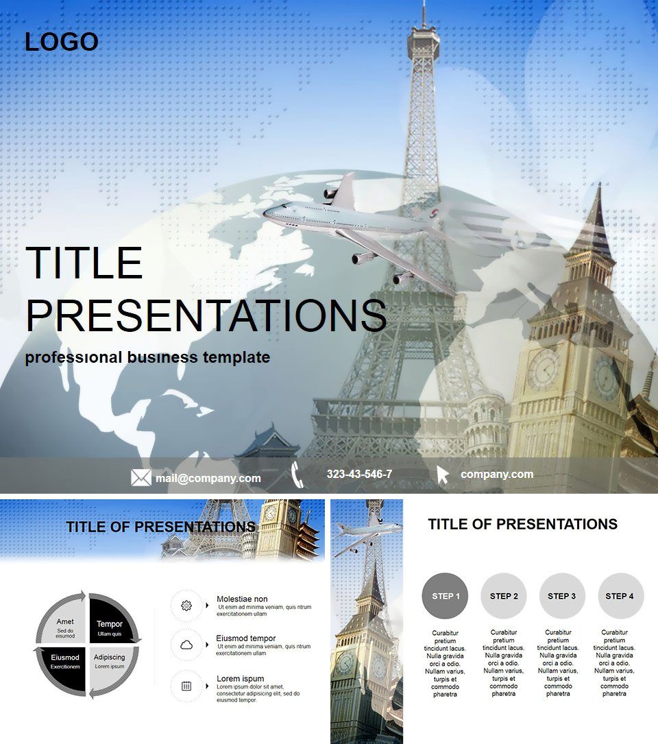 Destinations PowerPoint templates