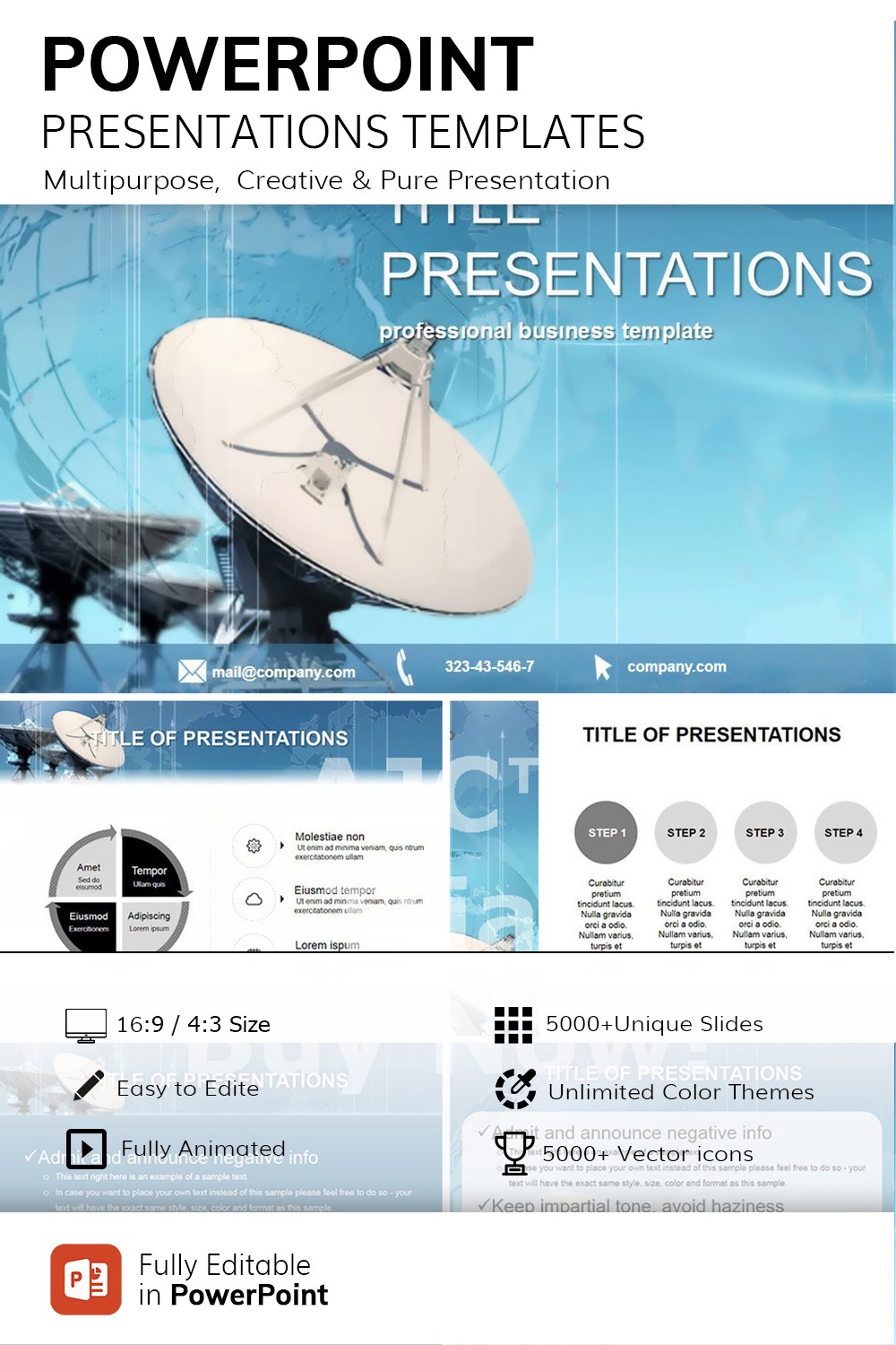 powerpoint presentation template radio