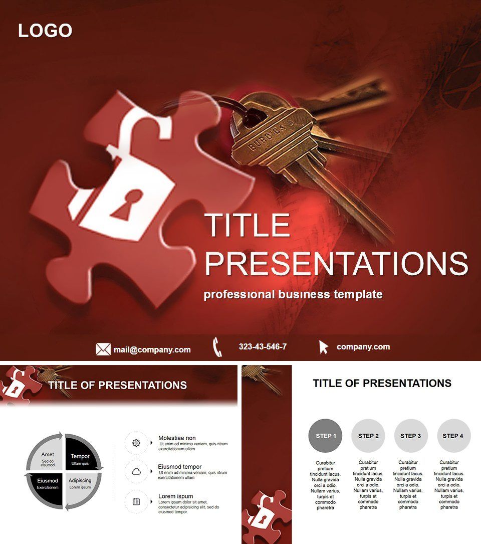 Password Access PowerPoint Templates