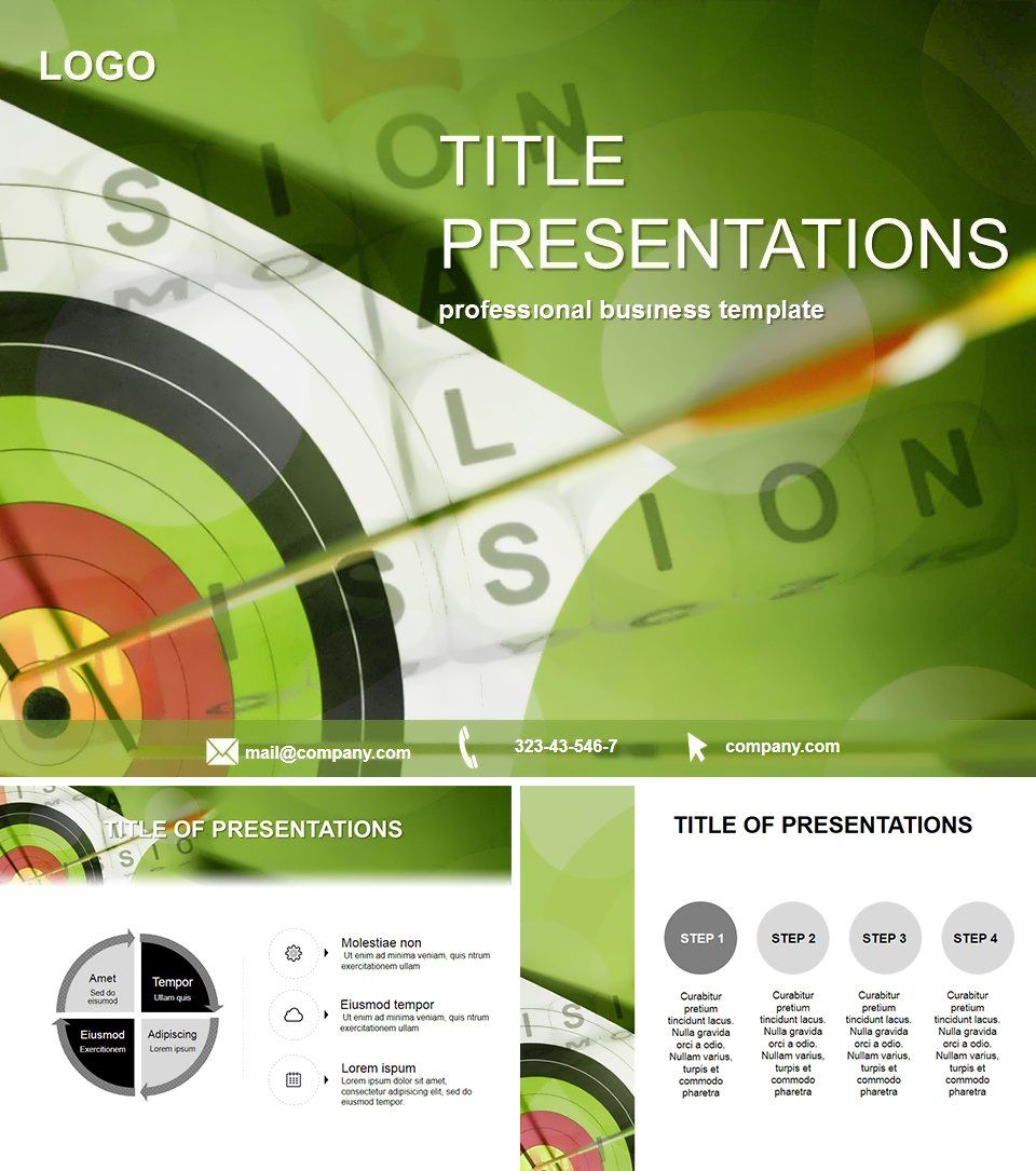 Business : Mission Goals PowerPoint Templates