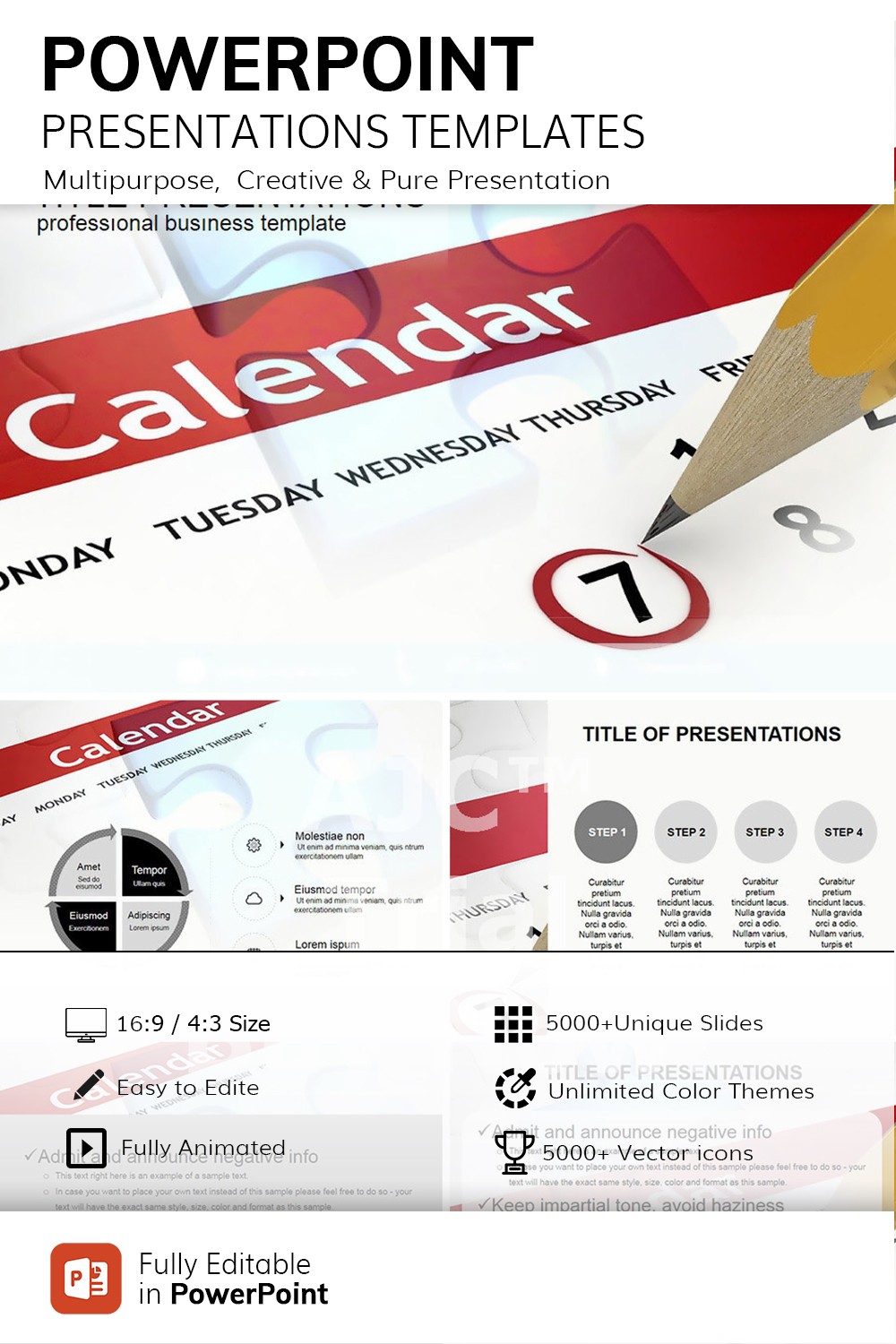 changing year in powerpoint calendar template mac