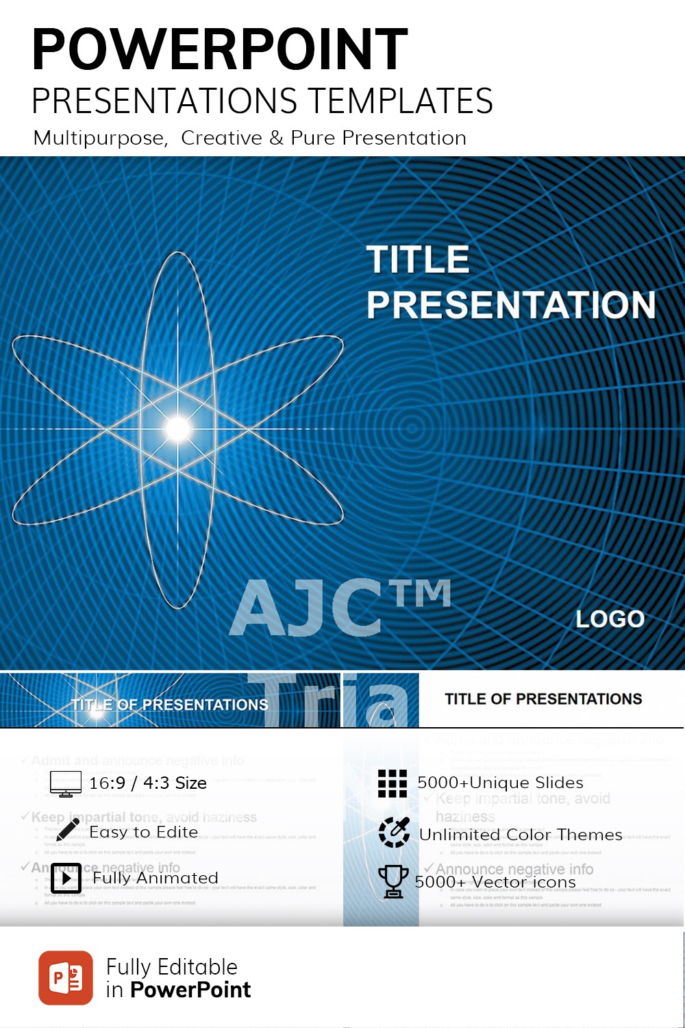 Structure of Atom PowerPoint Templates | ImagineLayout.com