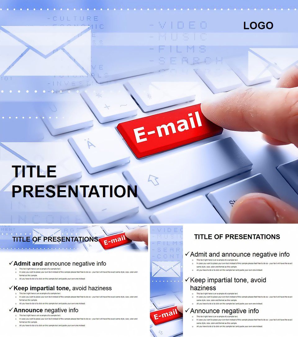 Sending an e mail powerpoint templates