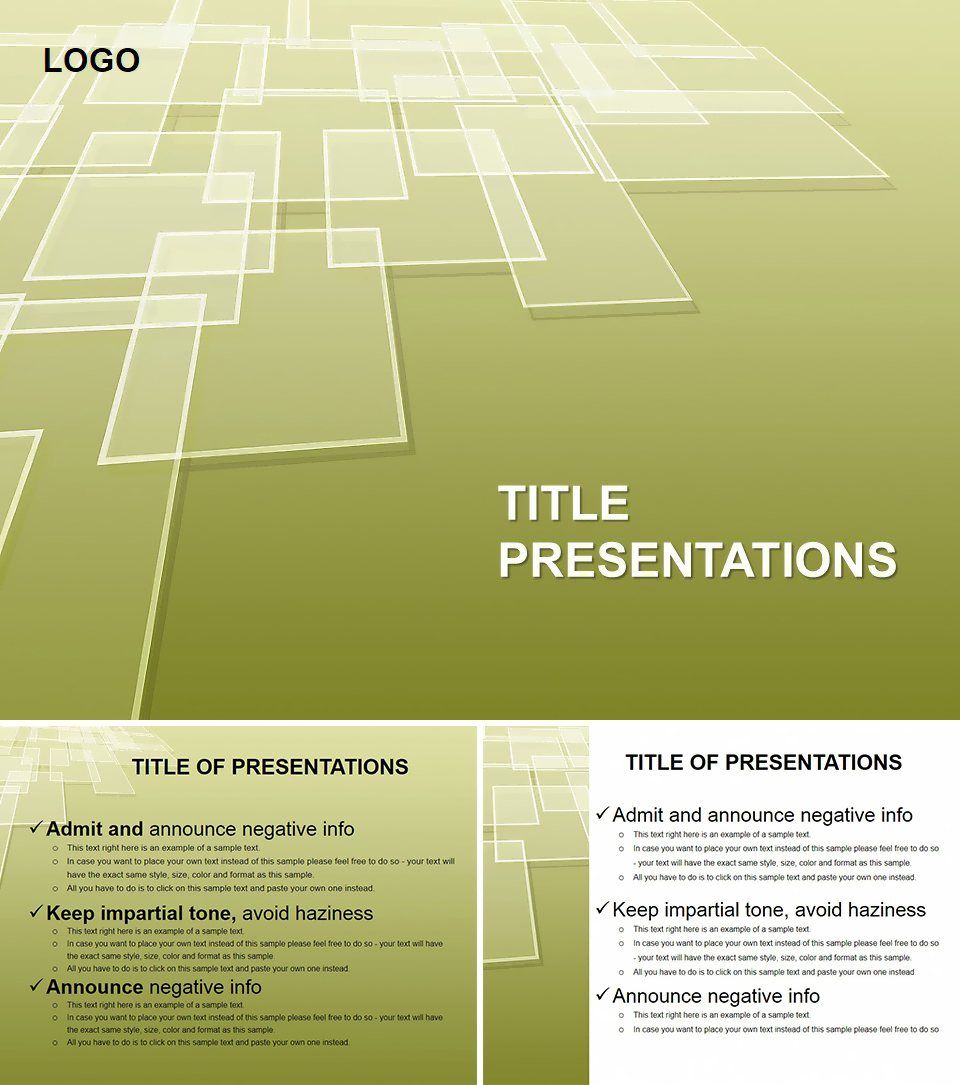 Green Tile PowerPoint Templates