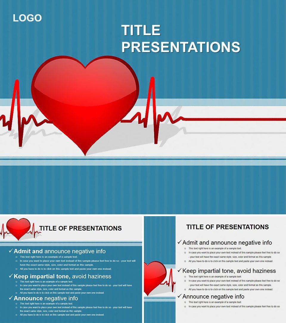 Heart Cardiogram PowerPoint Templates