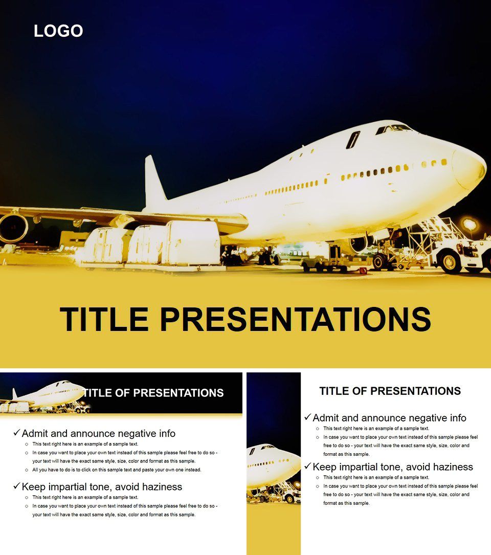 Commercial Aircraft PowerPoint Templates