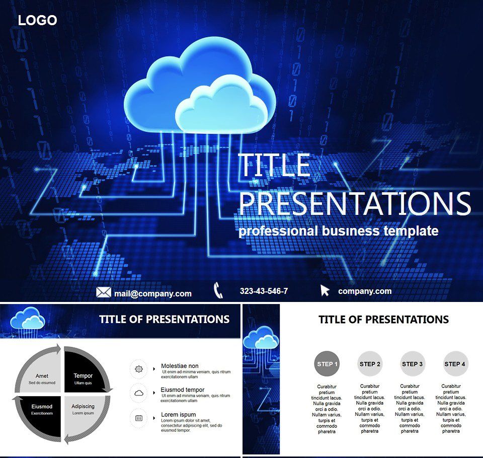 Cloud PowerPoint templates