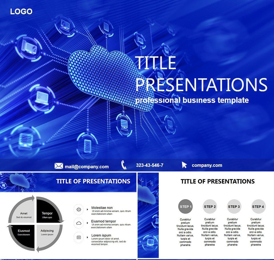 Cloud System PowerPoint templates