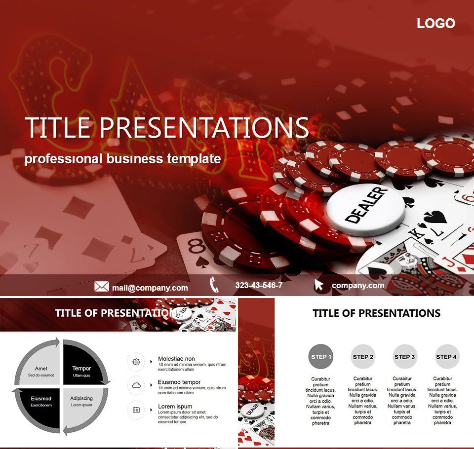 Dealer Casino PowerPoint templates