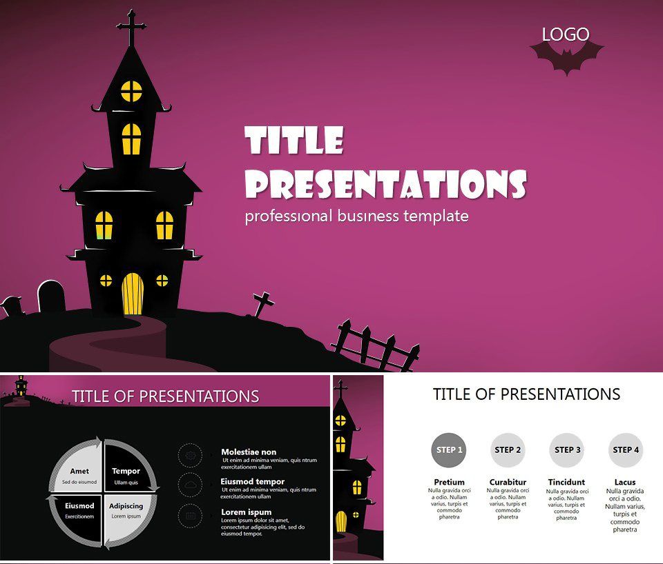 Zombie house PowerPoint templates