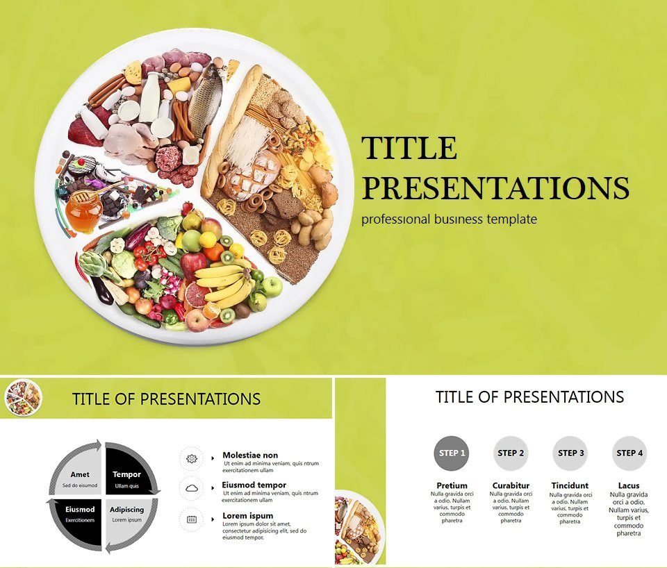 Dishes PowerPoint template