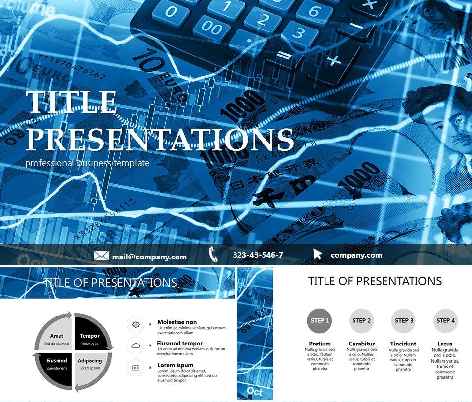 Foreign Currency Exchange Rate PowerPoint templates