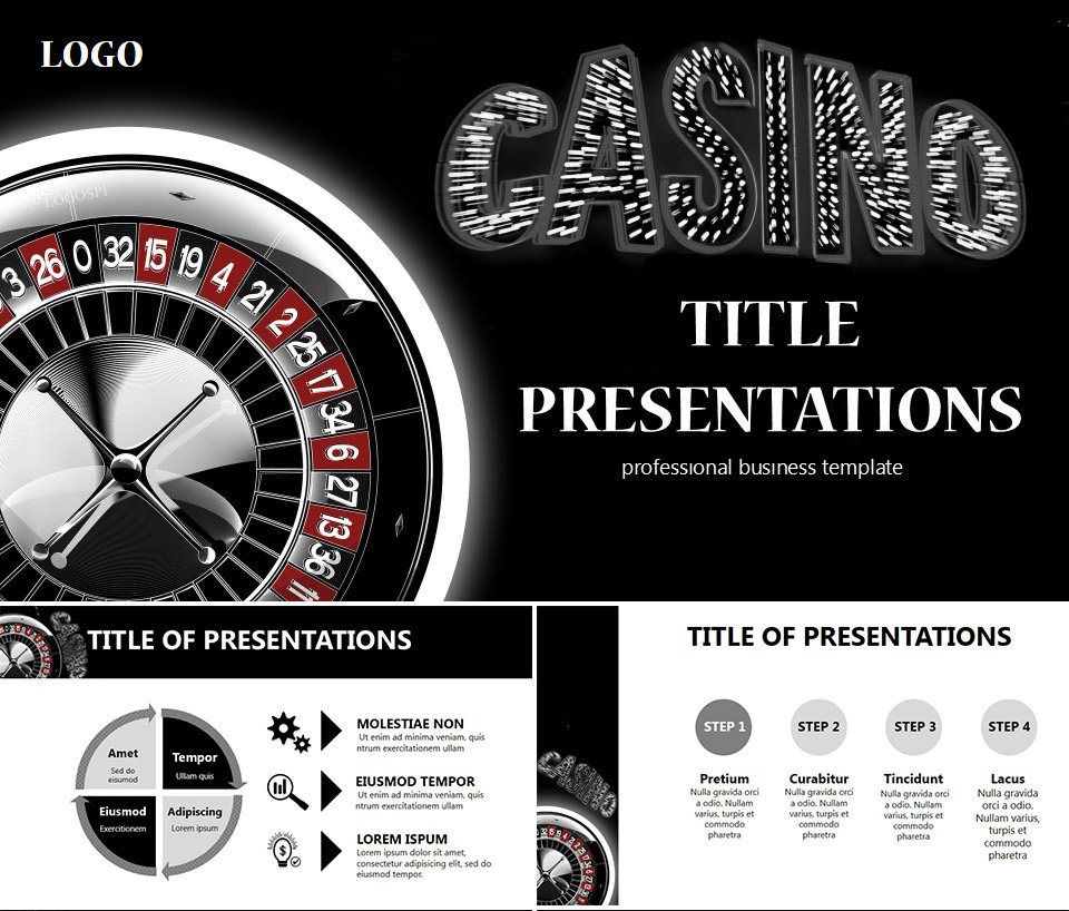 Casino Roulette Tips PowerPoint templates