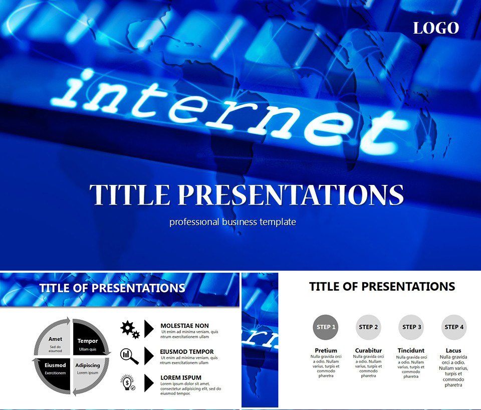 Computing and Internet Technology PowerPoint Template