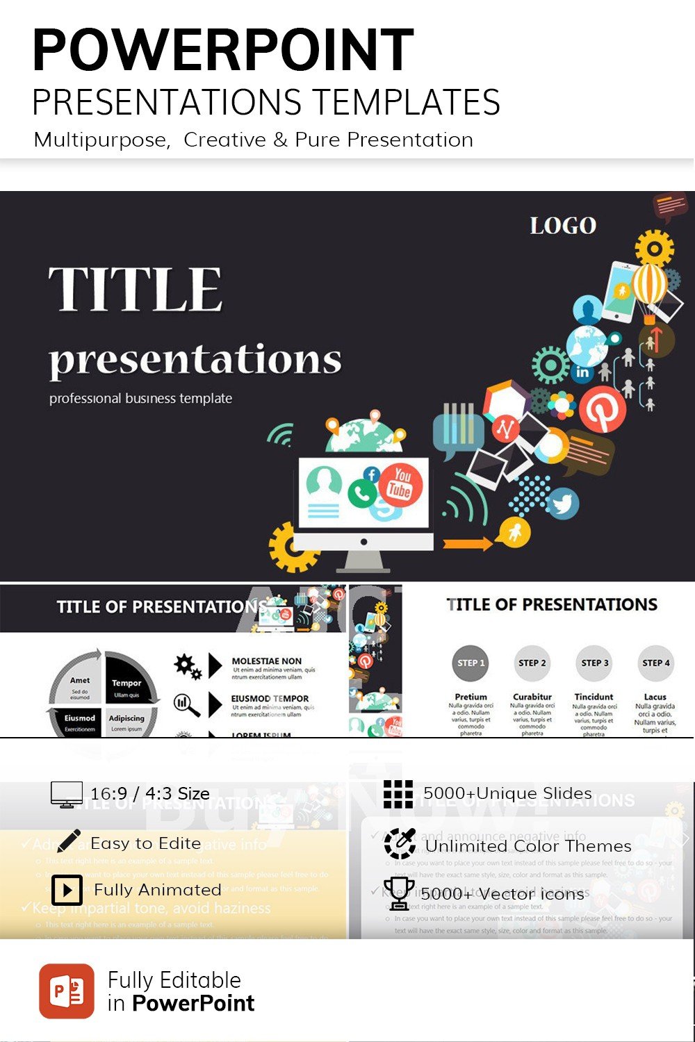 Online Marketing PowerPoint templates | ImagineLayout.com