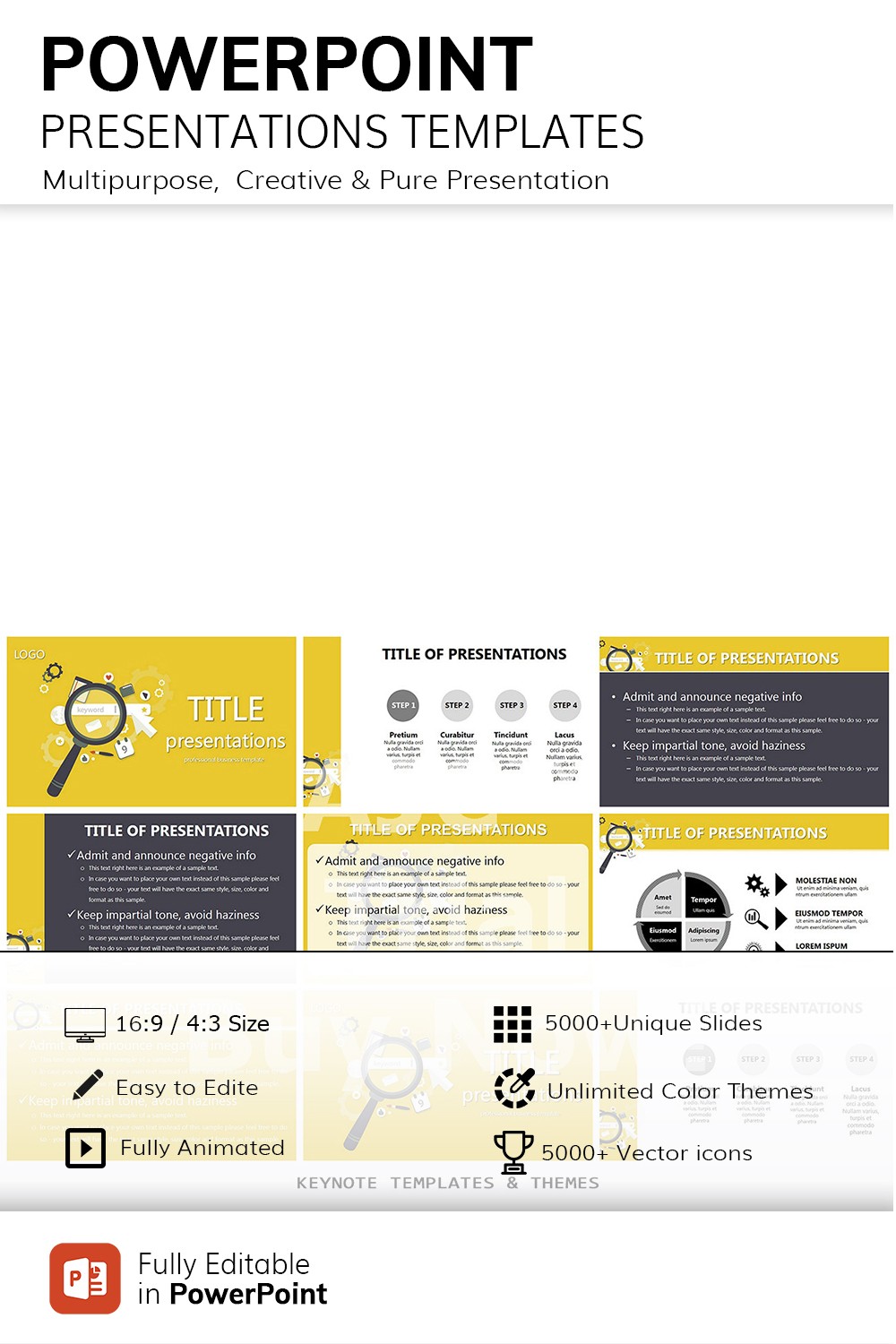 SEO Strategy PowerPoint template Background Presentation
