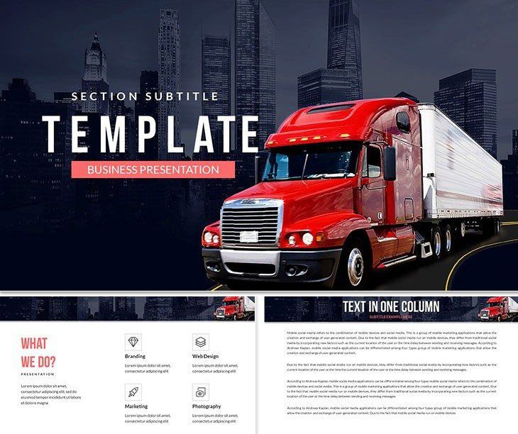 Best Trucks PowerPoint Templates