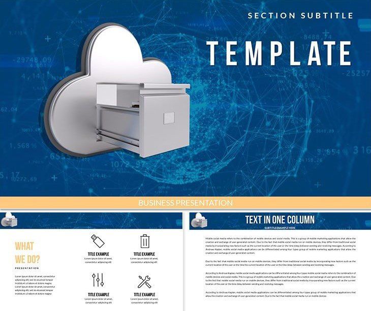 Cloud Storage PowerPoint templates