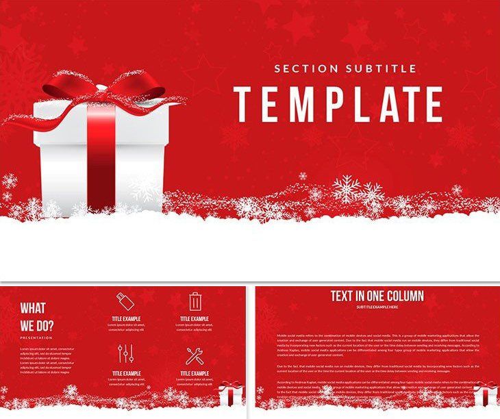 Best Christmas Gifts PowerPoint templates