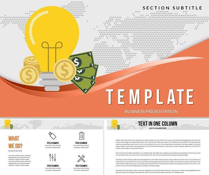 Electricity Bill Payment PowerPoint Template - Professional Presentation
