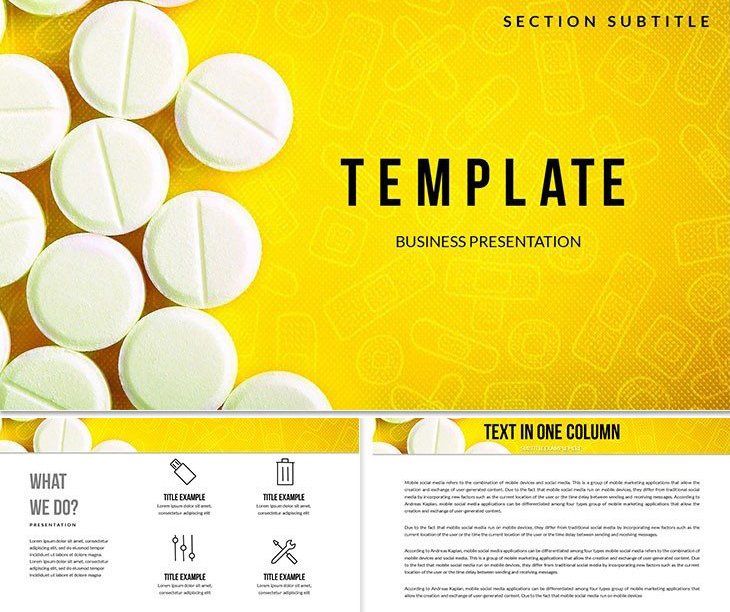 Capsules, pills PowerPoint templates