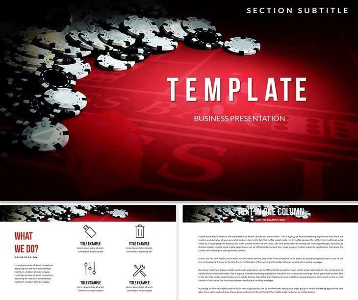 Casino Rules And Customs Powerpoint Templates