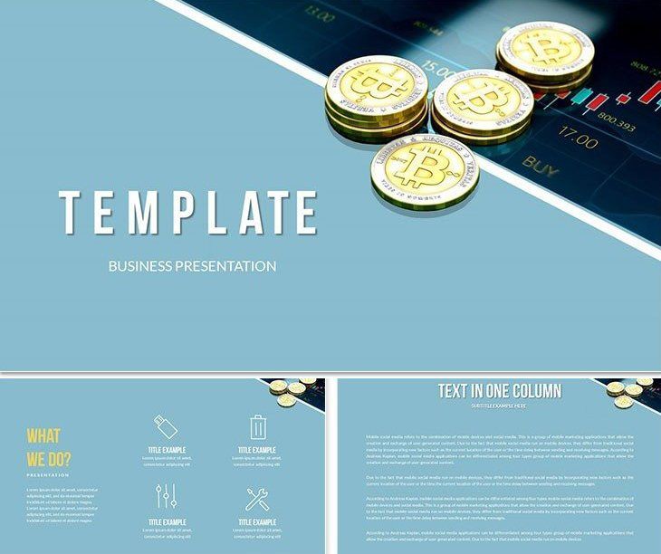 Bitcoin Exchange PowerPoint Template for Traders