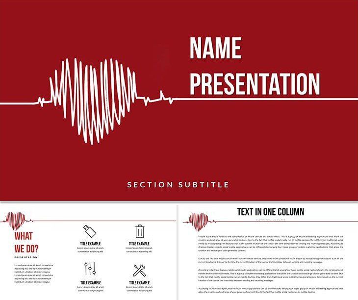 Heartbeat PowerPoint Template