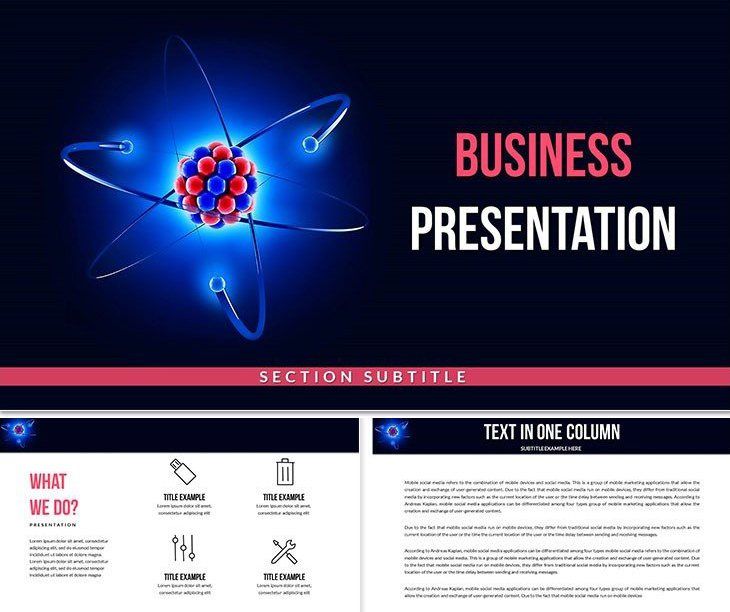 powerpoint-template-science-concepts-of-molecular-structure-with