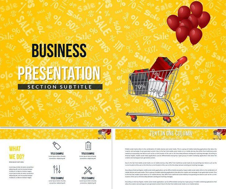 Black Friday Sale PowerPoint Template: Presentation