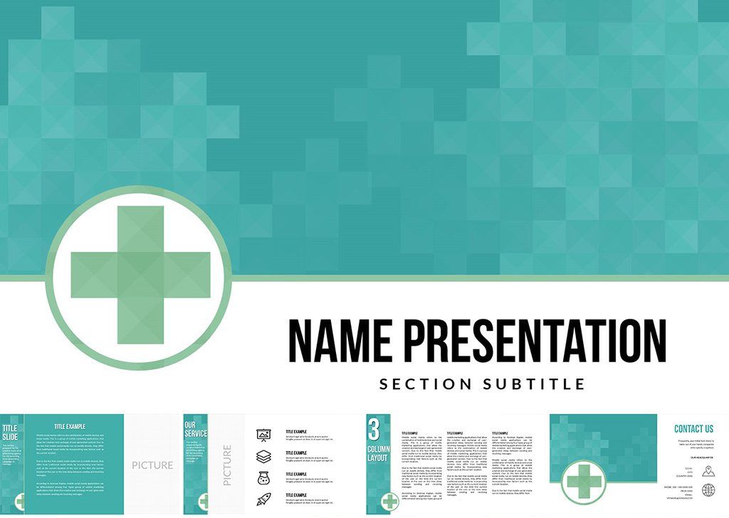 Medical Symbol PowerPoint template