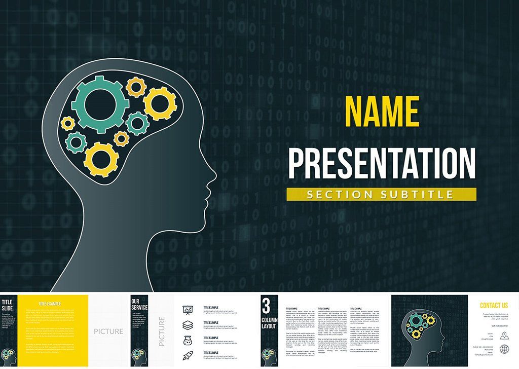 Mind Definition and Meaning PowerPoint template | ImagineLayout.com