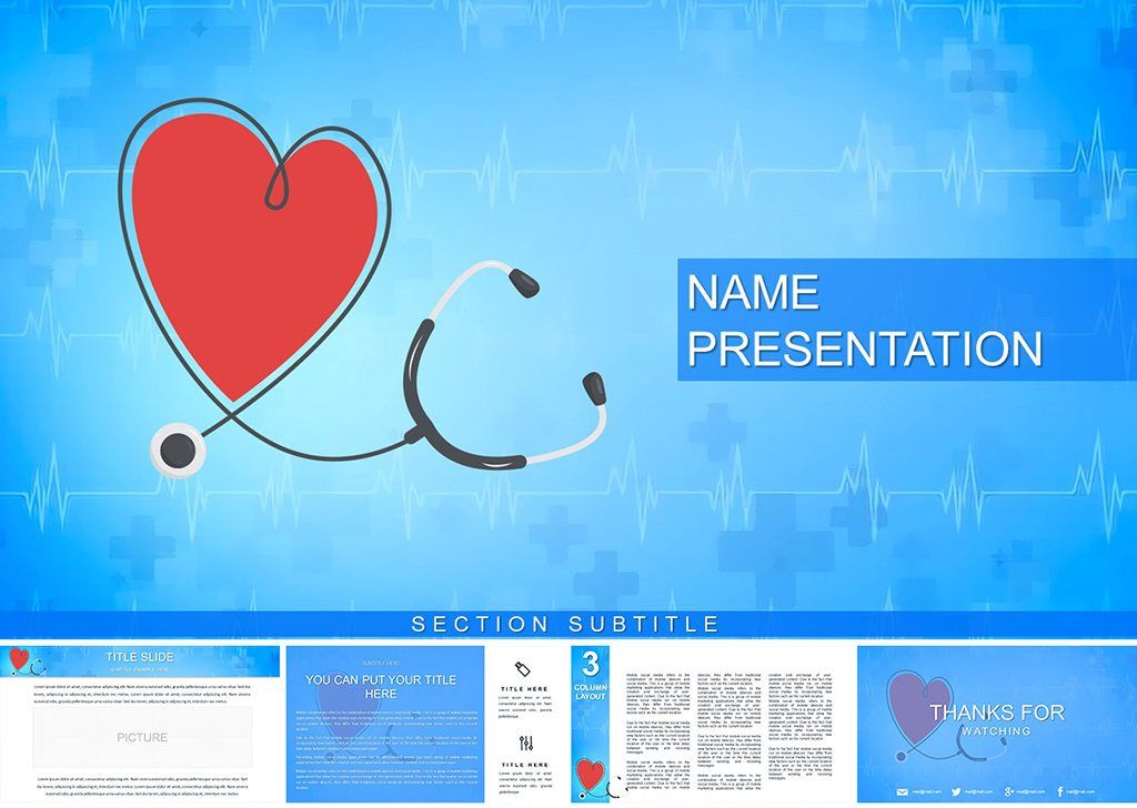 Cardiologist Doctor PowerPoint template