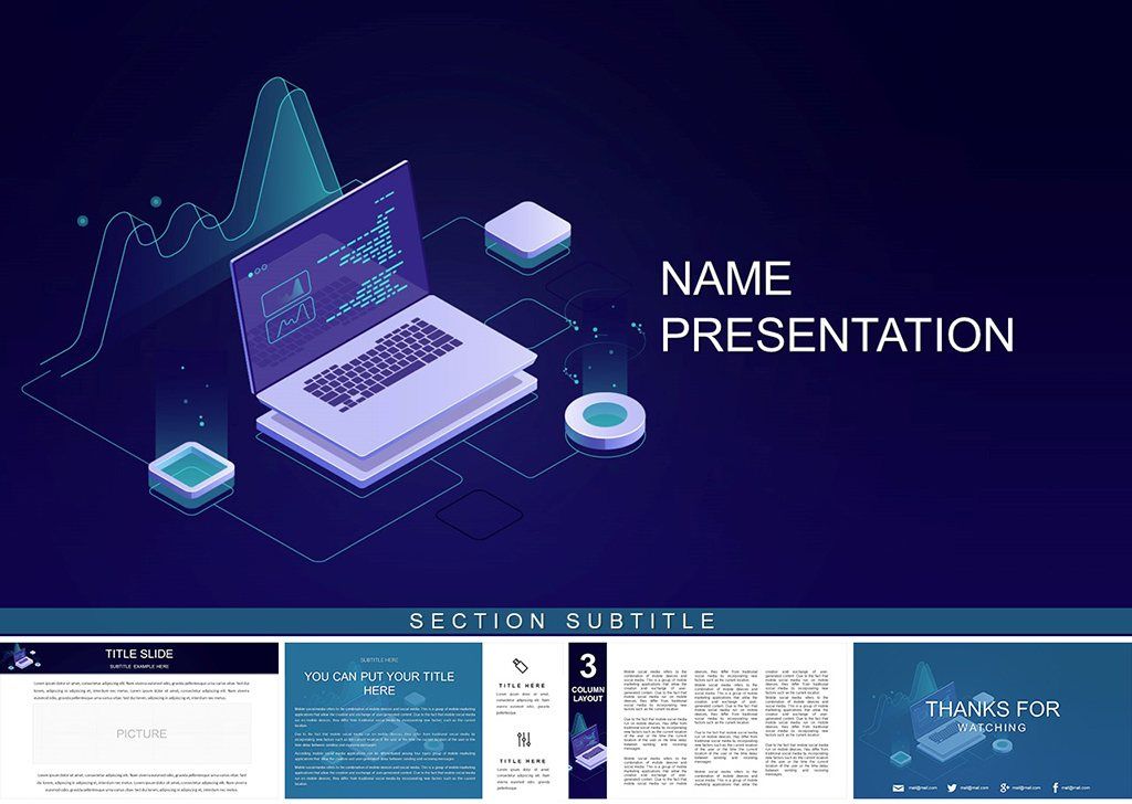 presentation for software product