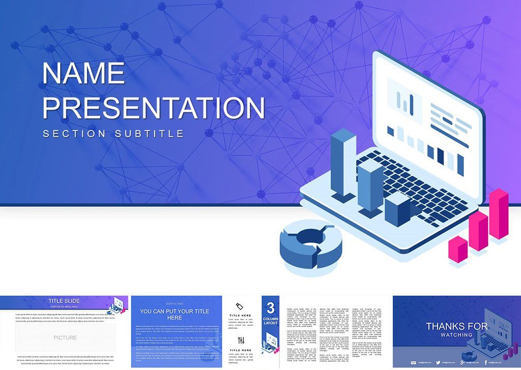 Performance Indicators PowerPoint Template: Visualize Your Progress and ...