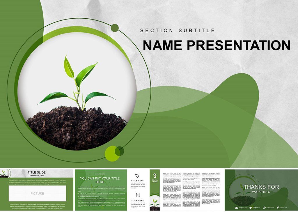 Plant Ecology Presenttion Powerpoint Template