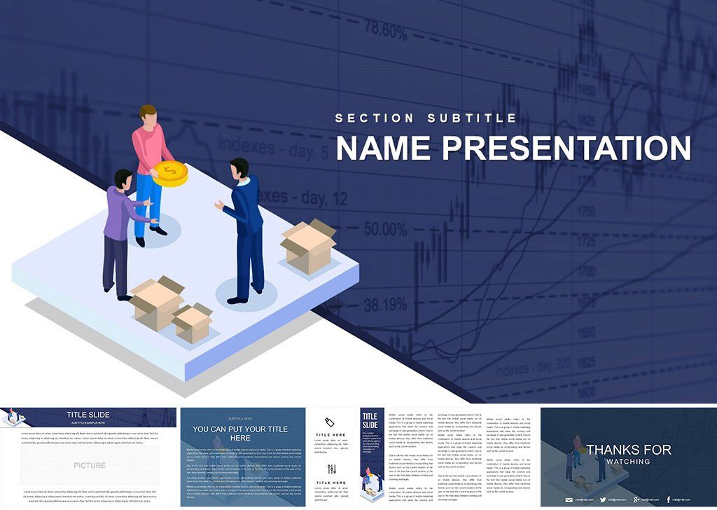 Make Money Online PowerPoint Template for Income