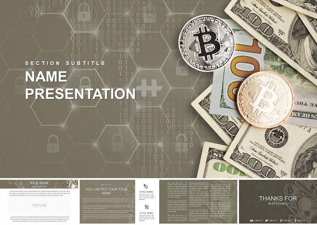 Cryptocurrency Trading Platform PowerPoint template