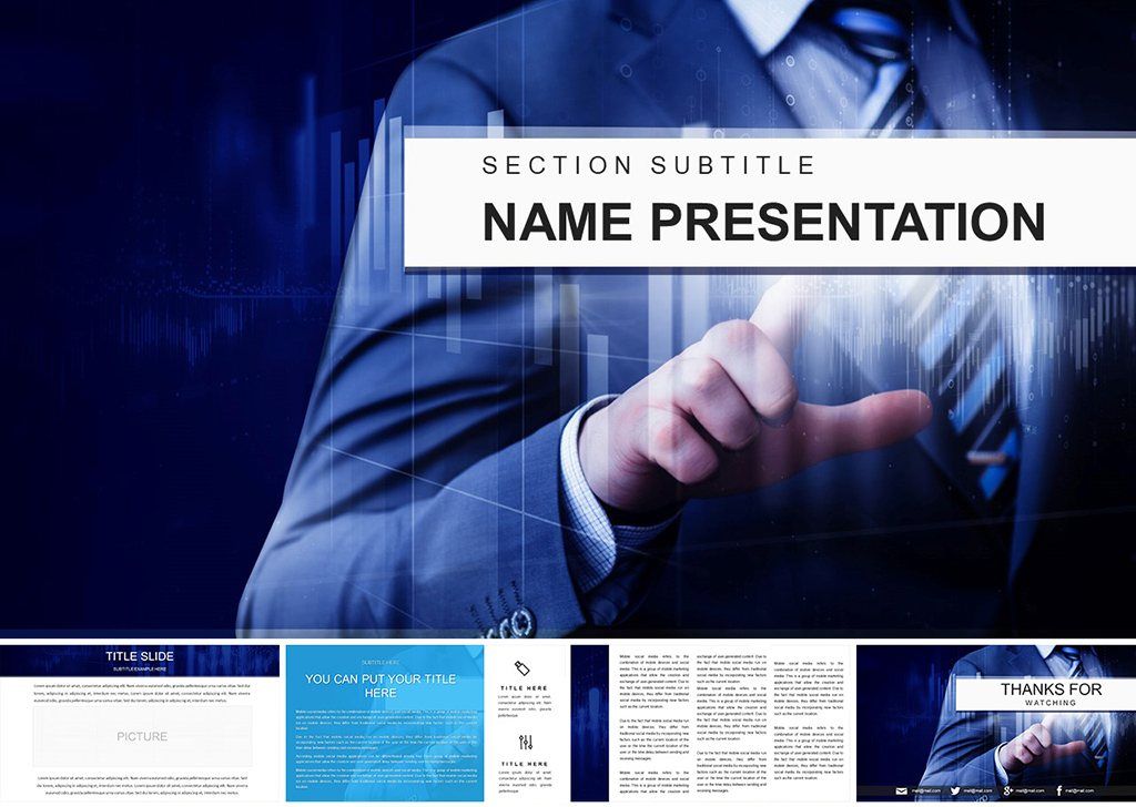 Business Project Manager PowerPoint template